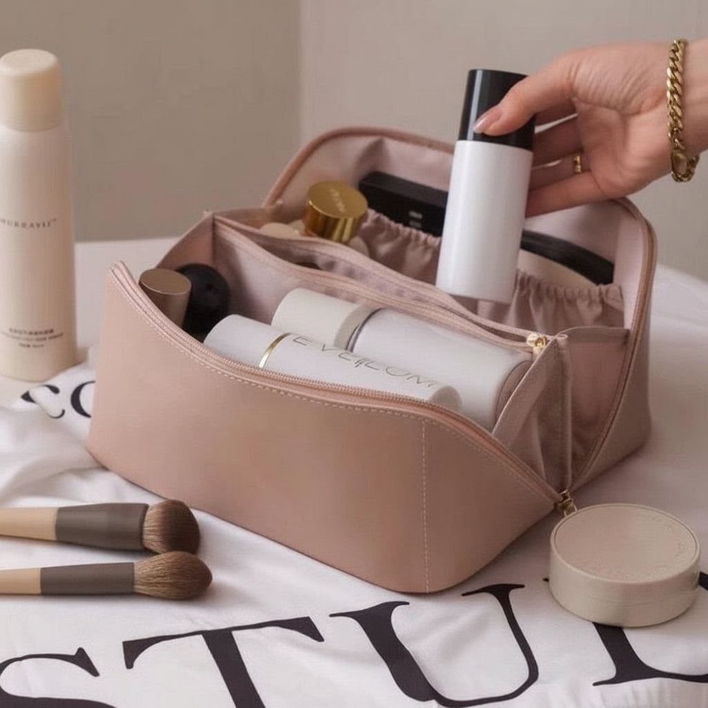 Large Capacity Make-Up Bag | Travel Organiser