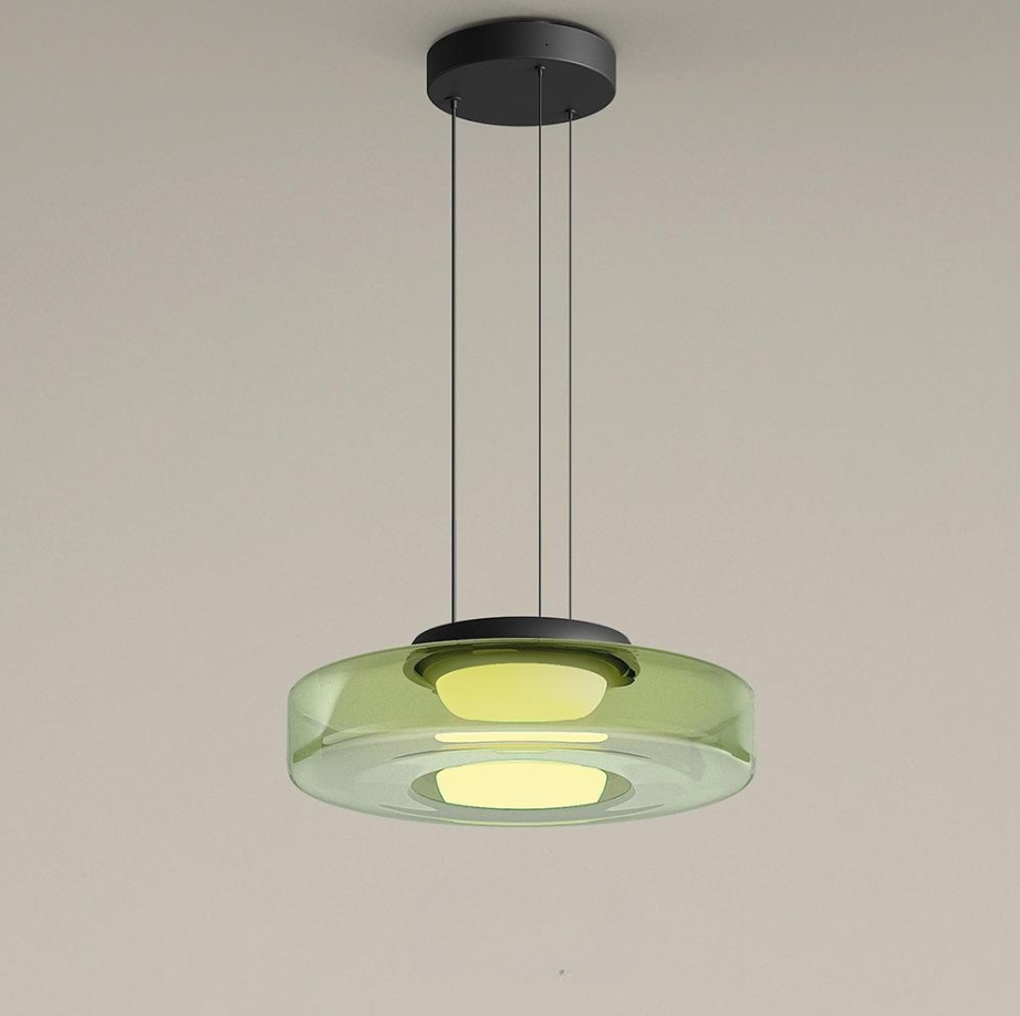 Crystal Pendant | Bauhaus-Style Light