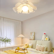 Rose Petal Ceiling Light | Semi-Flush Lamp with Modern Flower Design