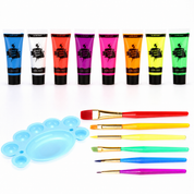 UV Fluorescent Body Paint Set | Parties and Festivals