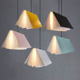Flying Book Pendant | Modern Book-Inspired Ceiling Light
