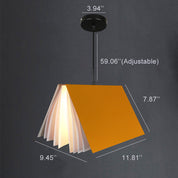 Flying Book Pendant | Modern Book-Inspired Ceiling Light