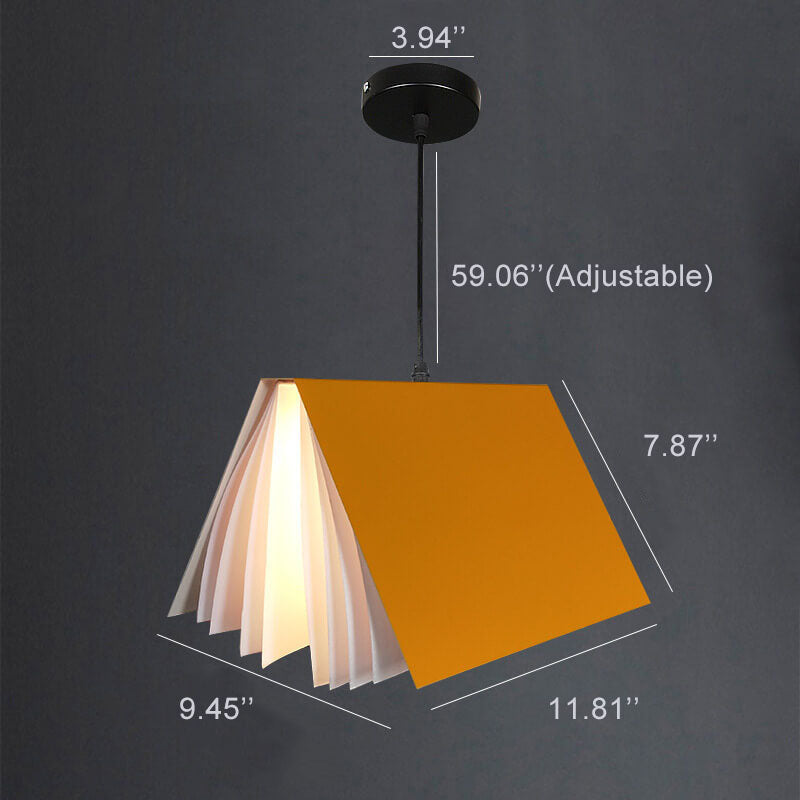 Flying Book Pendant | Modern Book-Inspired Ceiling Light