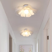 Rose Petal Ceiling Light | Semi-Flush Lamp with Modern Flower Design