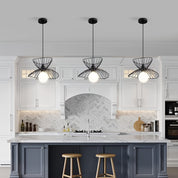 Black Retro Pendant | Adjustable Industrial Design