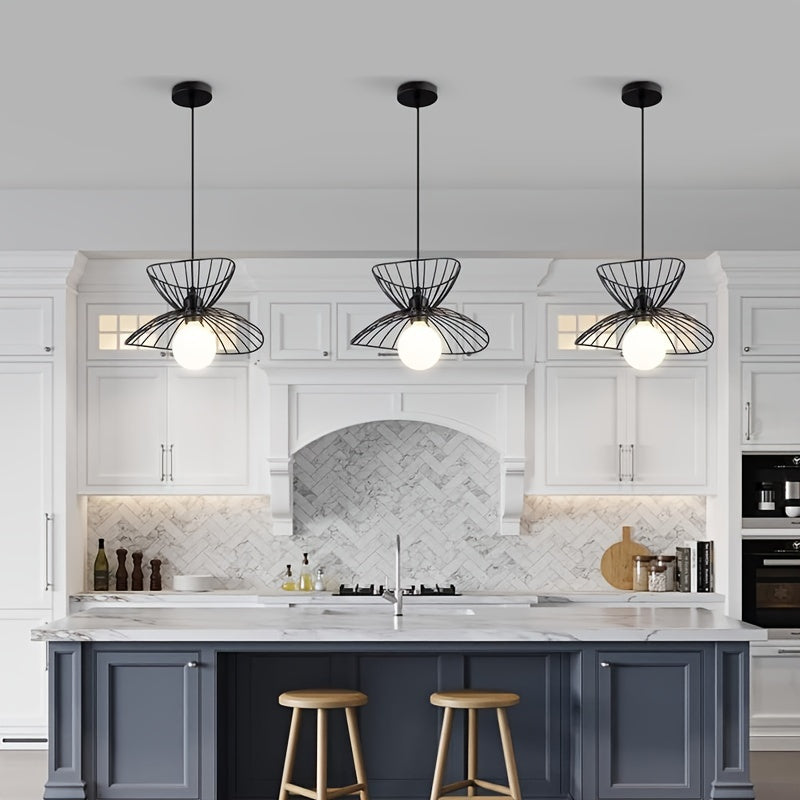 Black Retro Pendant | Adjustable Industrial Design