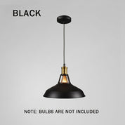 Retro Loft Metal Pendant | Industrial Style