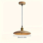 Nordic Solid Wood Pendant | Scandinavian Ceiling Lamp
