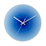 Sunset Gradient Glass Wall Clock | Modern Design