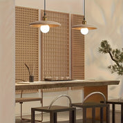Nordic Solid Wood Pendant | Scandinavian Ceiling Lamp