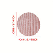 Cloud Comfort Round Rug | Soft Bubble Texture
