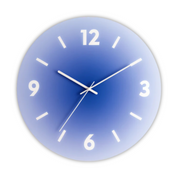 Sunset Gradient Glass Wall Clock | Modern Design