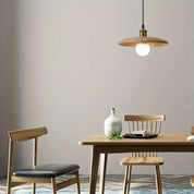 Nordic Solid Wood Pendant | Scandinavian Ceiling Lamp
