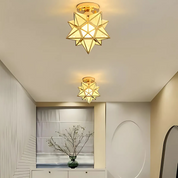 Xelio LED Ceiling Light | Elegant Geometric Star Light