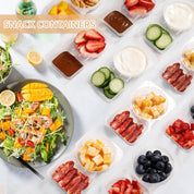 Lidded Food Containers | Snack and Meal Prep Set