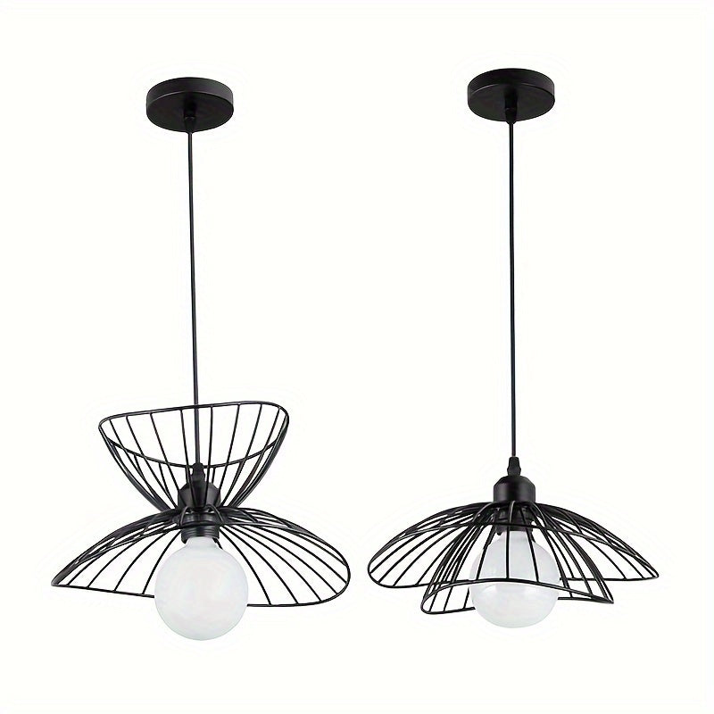 Black Retro Pendant | Adjustable Industrial Design