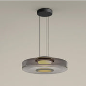 Glass Bauhaus Pendant | Modern Tiered LED