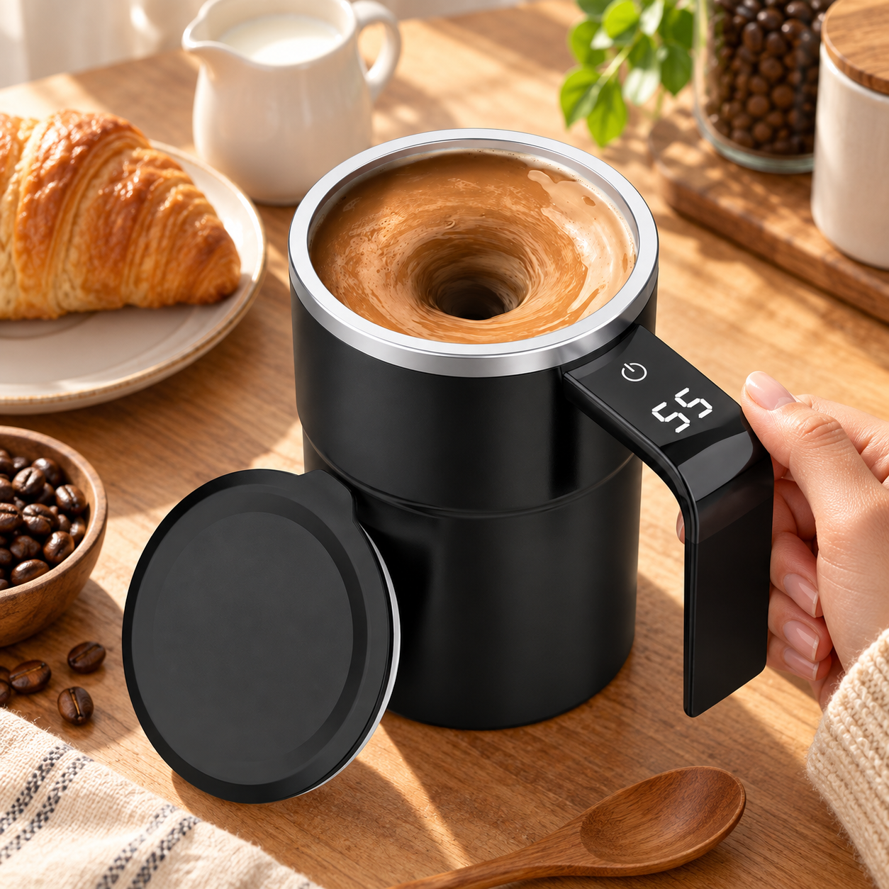 Automatic Stirring Mug | Rechargeable Kitchen Gadget