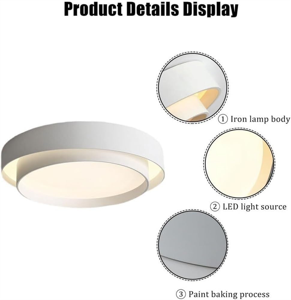 Nordic Round LED Ceiling Light | Minimalist Modern Design