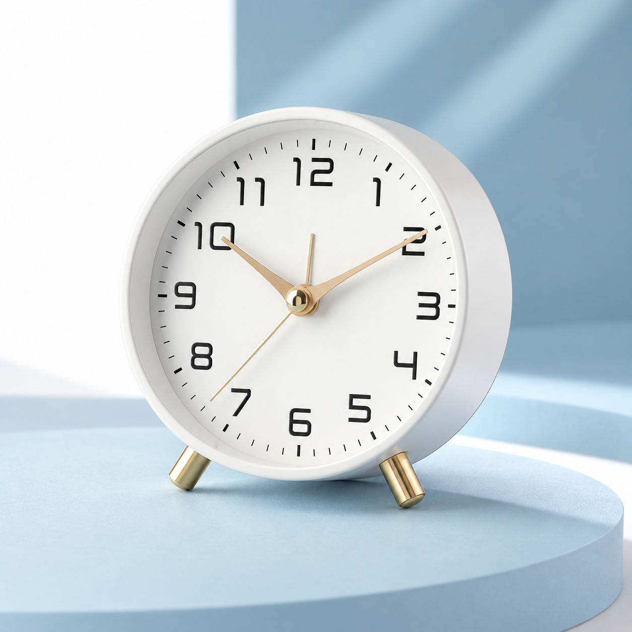 Battery Table Alarm Clock | Elegant Desk Clock