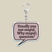 Bunnycat Acrylic Keychain | Fun Character Gift