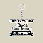 Bunnycat Acrylic Keychain | Fun Character Gift