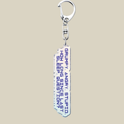 Bunnycat Acrylic Keychain | Fun Character Gift