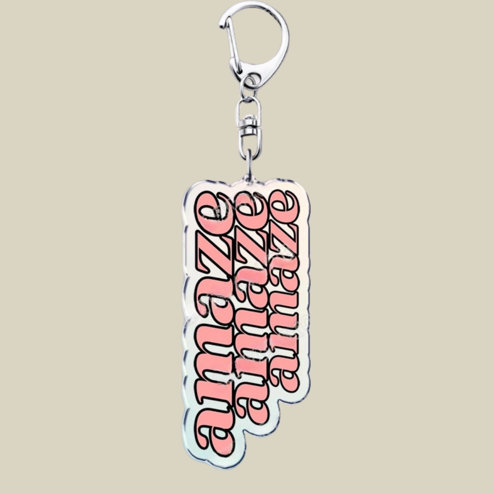 Bunnycat Acrylic Keychain | Fun Character Gift