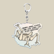 Bunnycat Acrylic Keychain | Fun Character Gift
