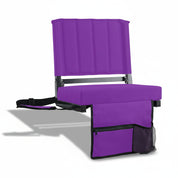 Padded Stadium Seat | Foldable Chair with Back for Bleachers