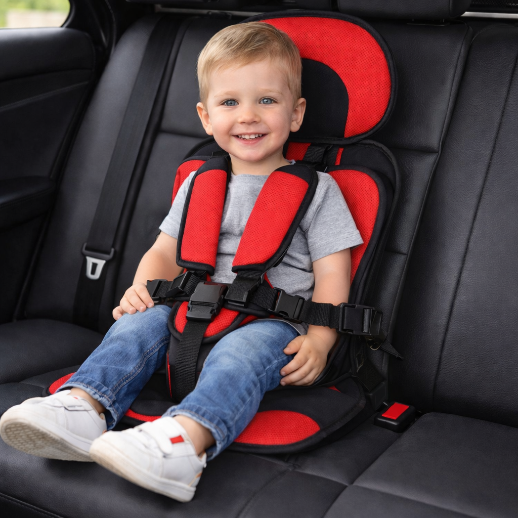 Child Car Booster with Harness | Portable for Travel