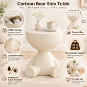 Cartoon Bear Side Table | Creative Modern Coffee Table