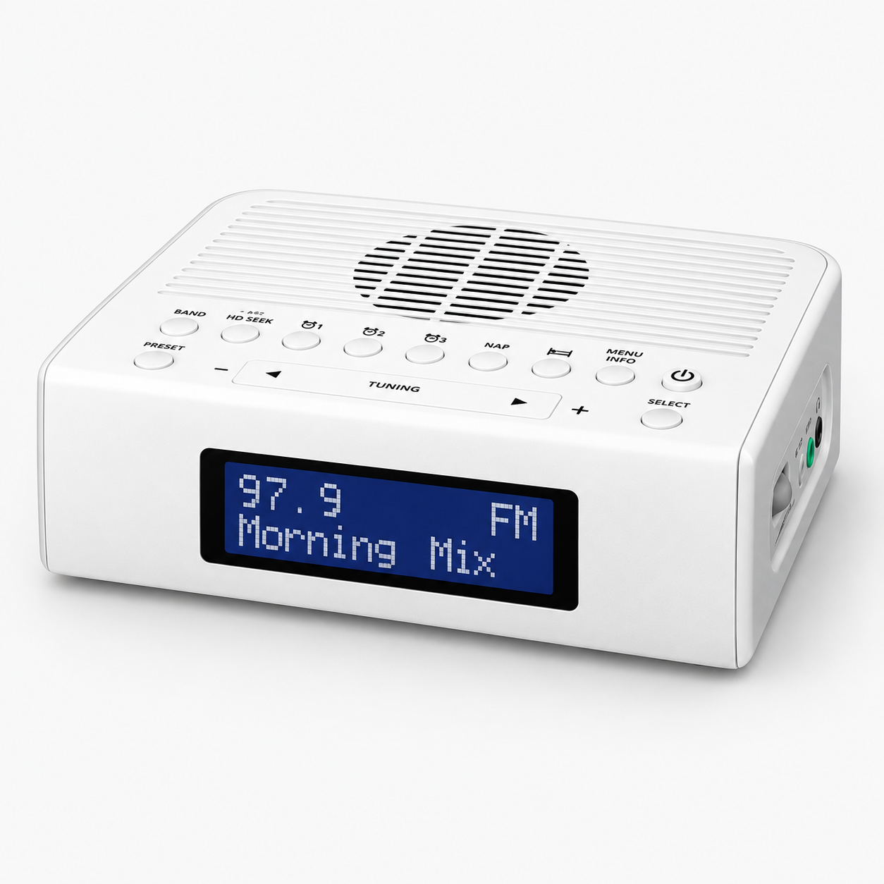 Compact Digital AM FM Radio | Portable Handheld Speaker