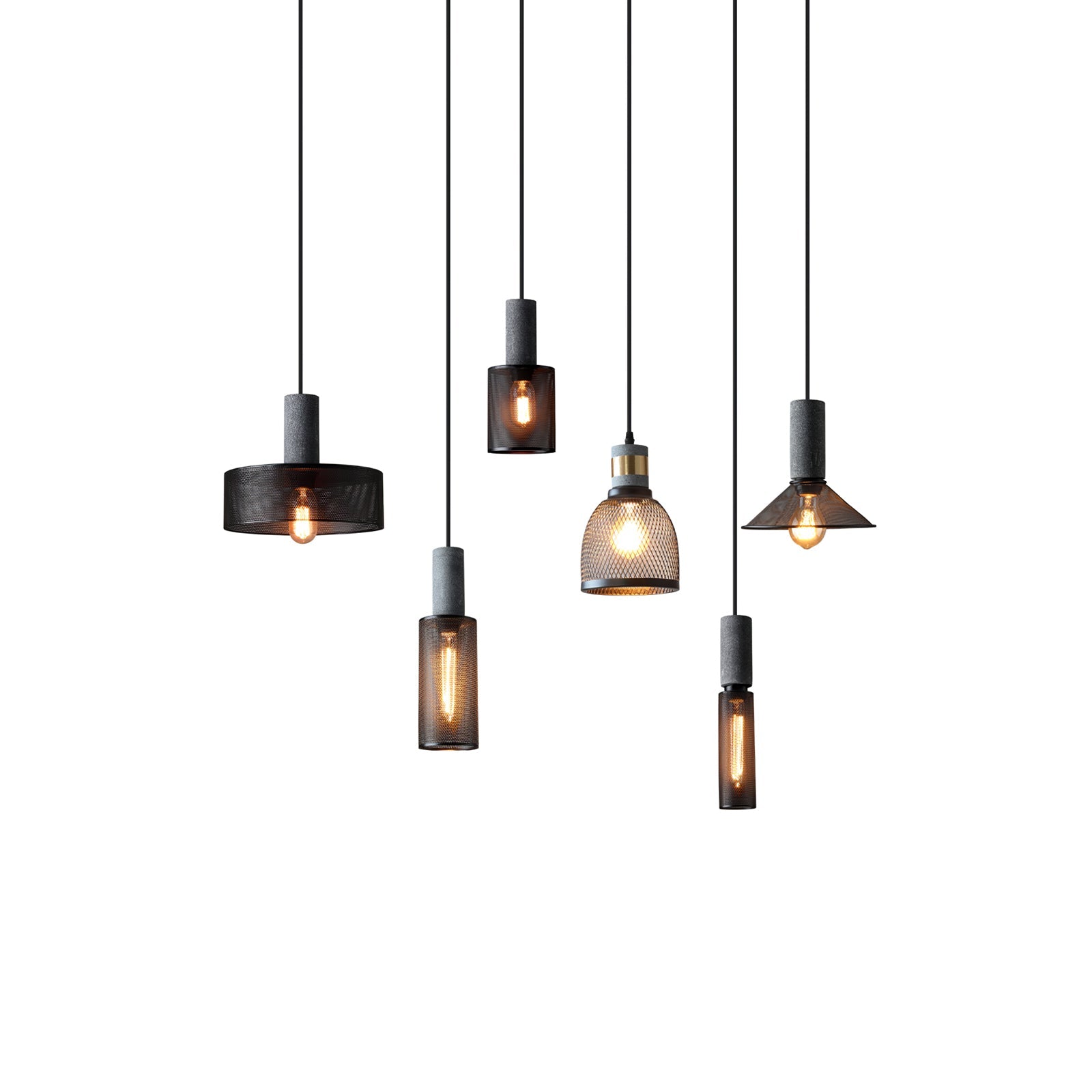 Urban Concrete Pendant | Industrial LED Lamp