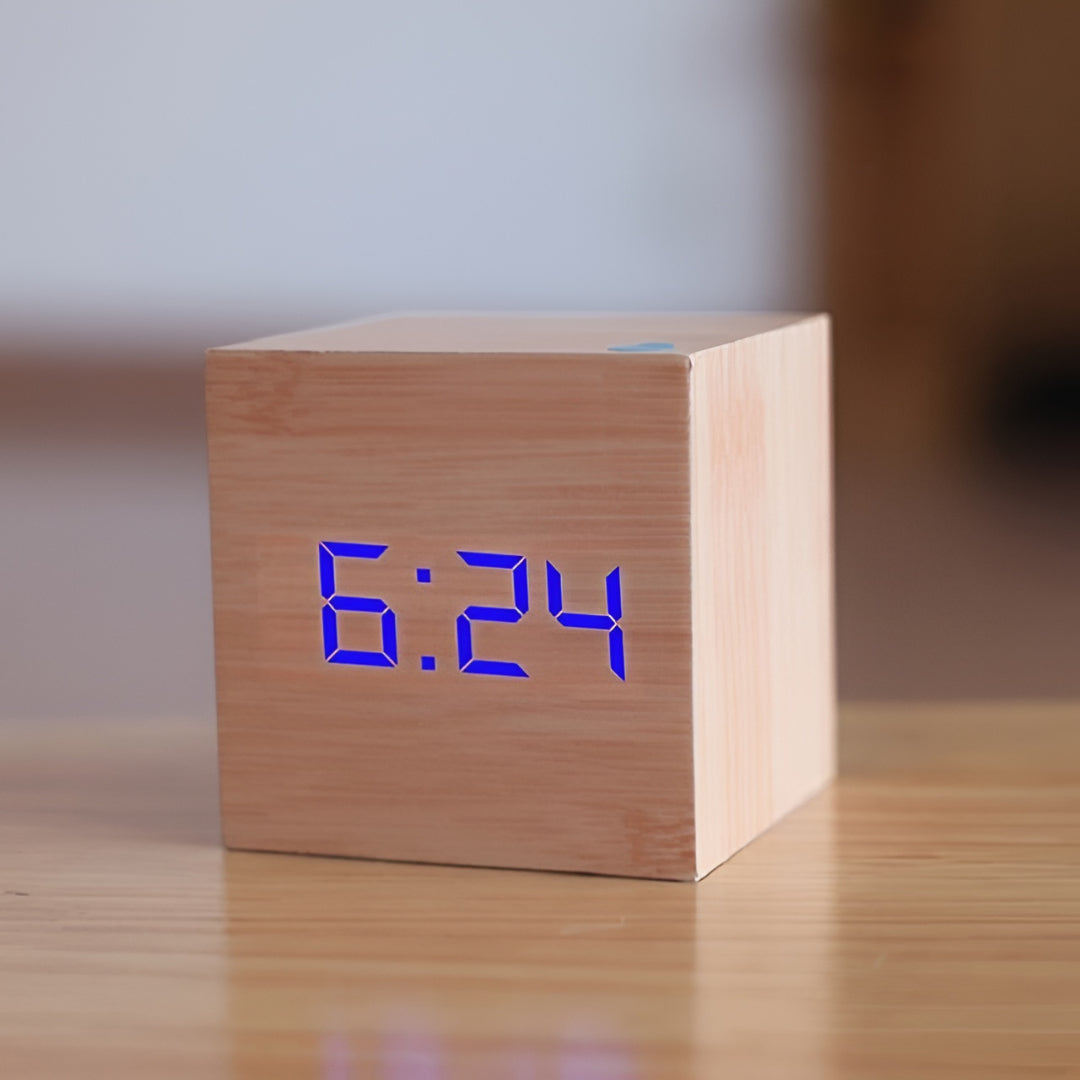 Digital Alarm Clock with LED Display | Temperature and Timer