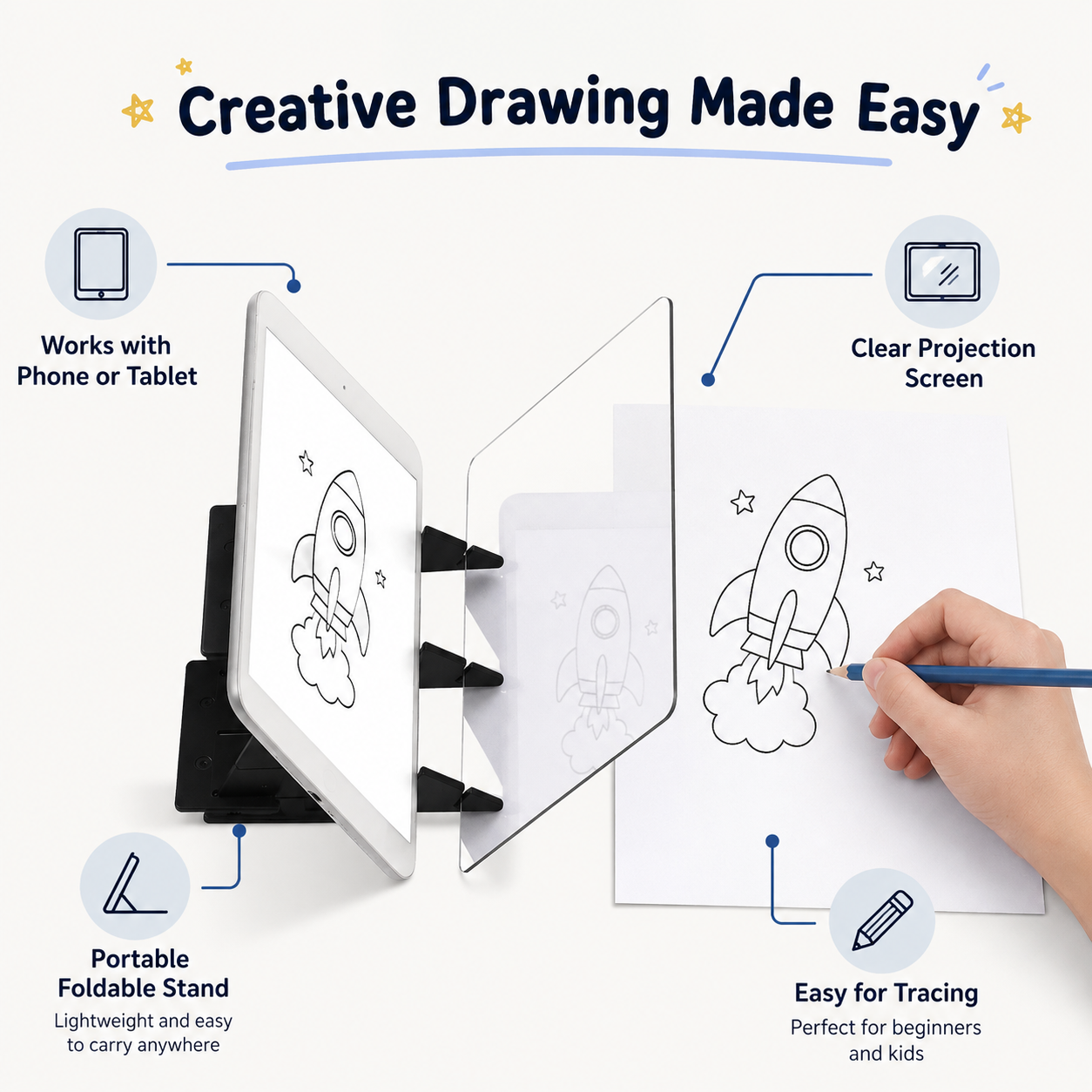 Portable Drawing Projector for Kids | Educational Toy