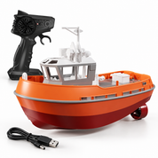 Double-Motor RC Tug Boat | Remote-Controlled Electric Boat