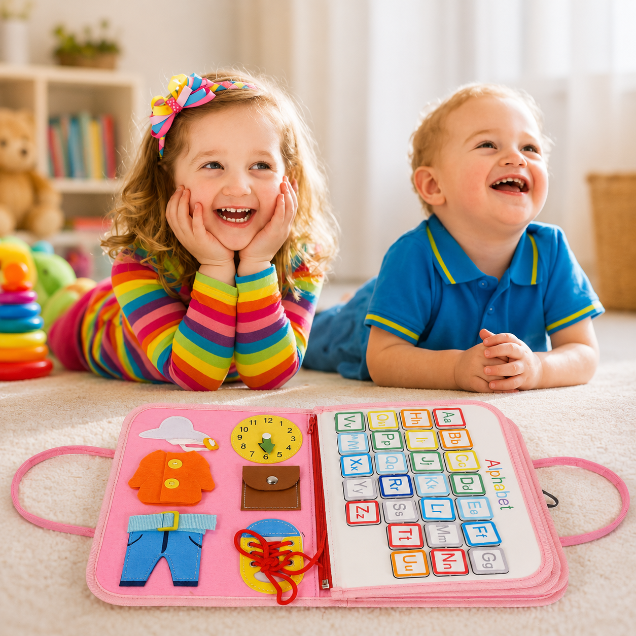 Montessori Activity Board for Toddlers | Educational Toy