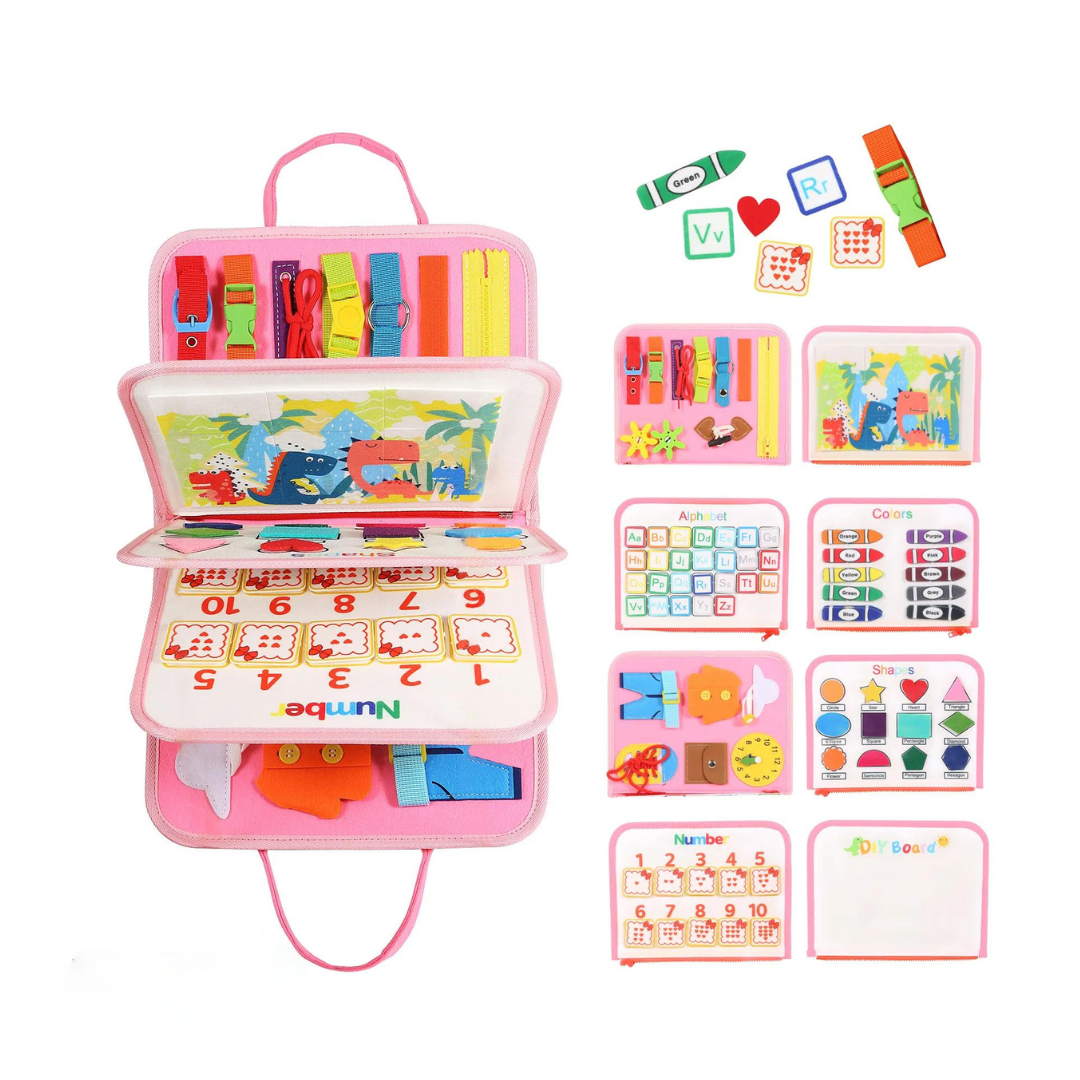 Montessori Activity Board for Toddlers | Educational Toy