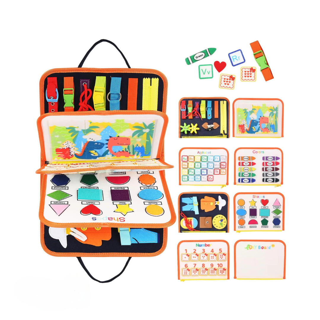 Montessori Activity Board for Toddlers | Educational Toy
