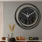 Sorana | Modern Black Acrylic Wall Clock | Scandinavian Design