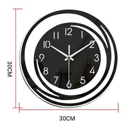 Sorana | Modern Black Acrylic Wall Clock | Scandinavian Design