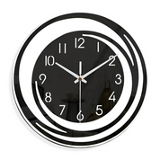 Sorana | Modern Black Acrylic Wall Clock | Scandinavian Design