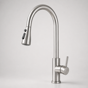 Extendable Kitchen Tap with Pivoting Flexible Spray