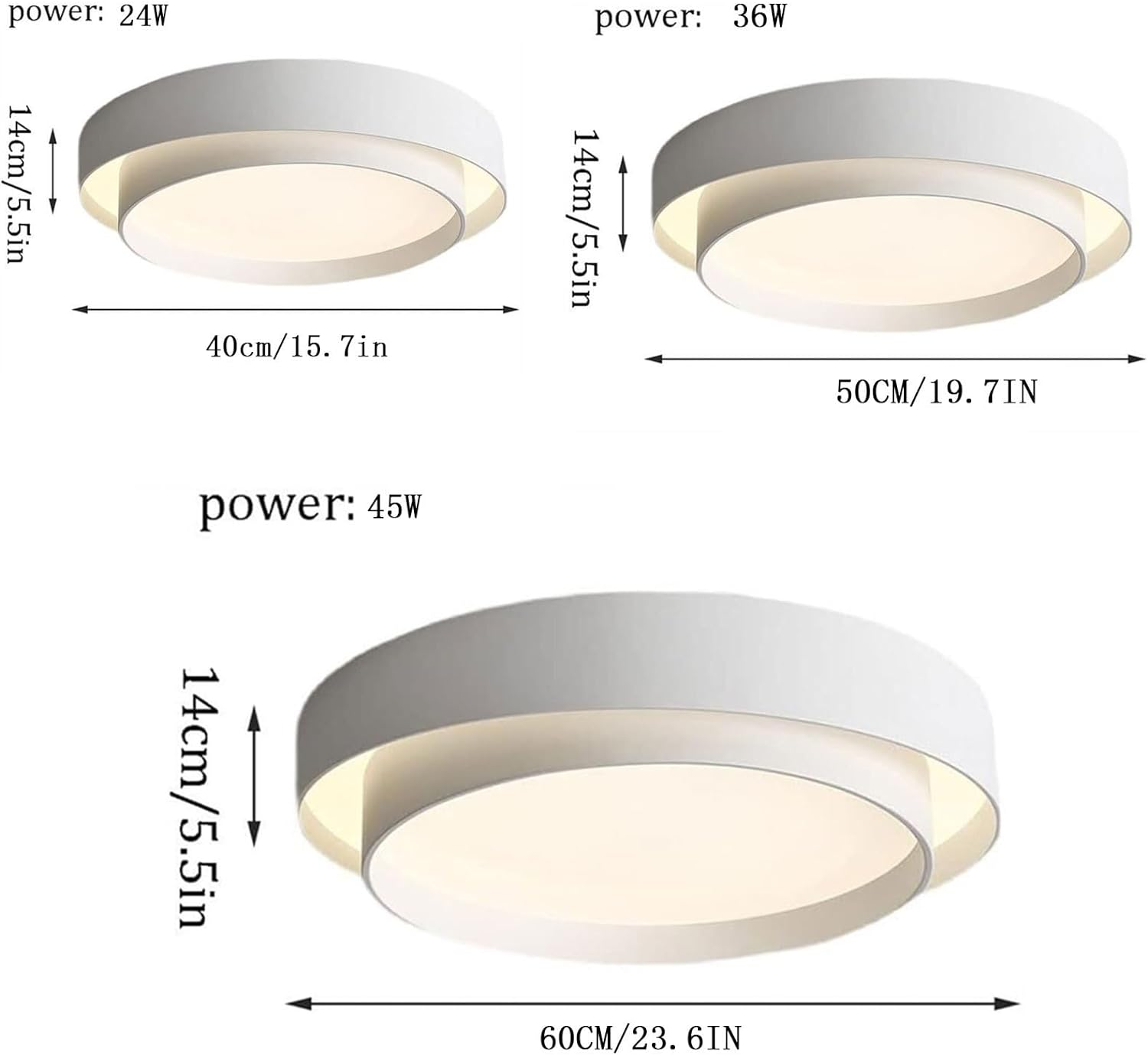 Nordic Round LED Ceiling Light | Minimalist Modern Design