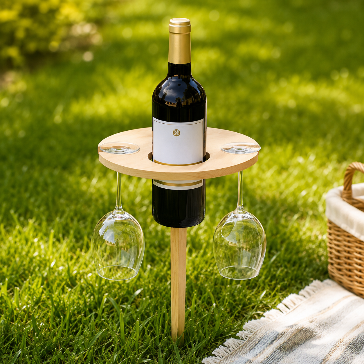 Folding Wine Table | Portable for Picnics and Outdoors