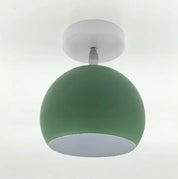 Nordic Macaron Ceiling Light | Modern Round Aluminium Lamp