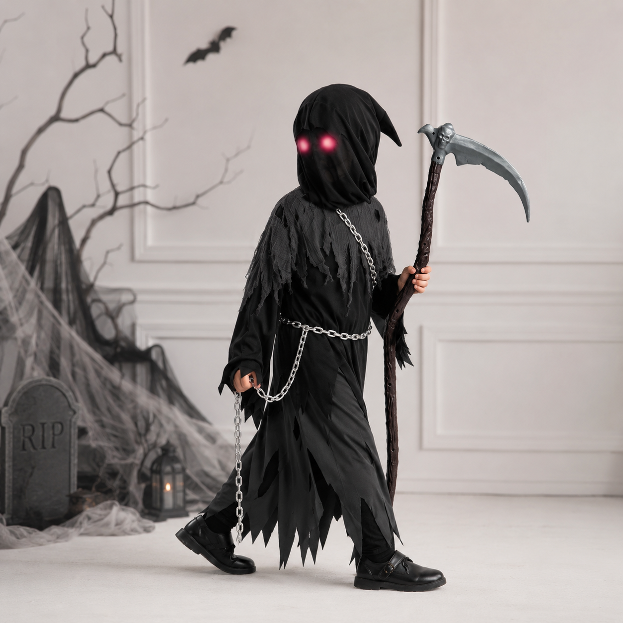 Hooded Grim Reaper Tunic | Halloween Costume