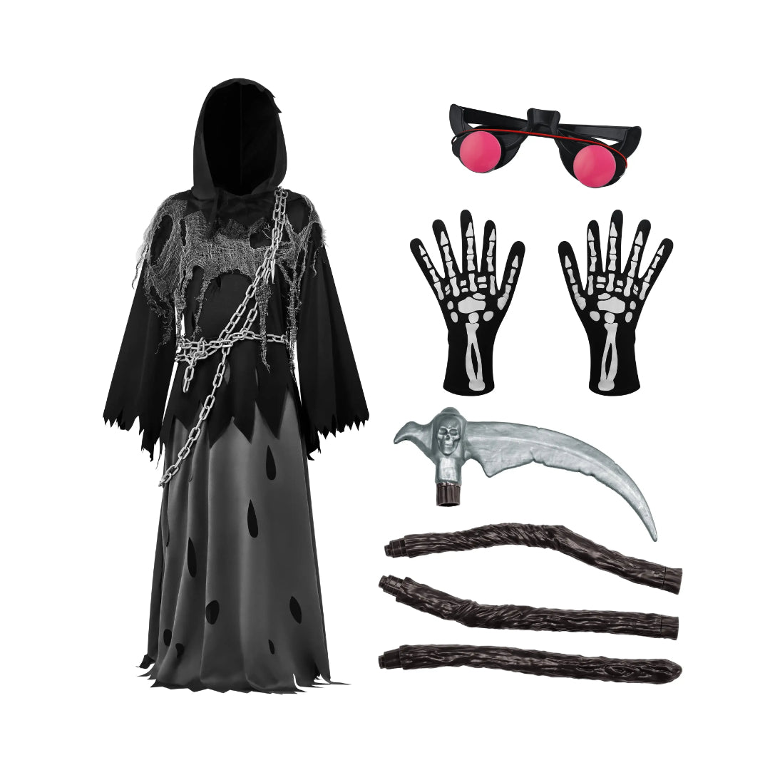 Hooded Grim Reaper Tunic | Halloween Costume