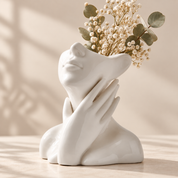 Handmade Decorative Vase | Original Face Sculpture